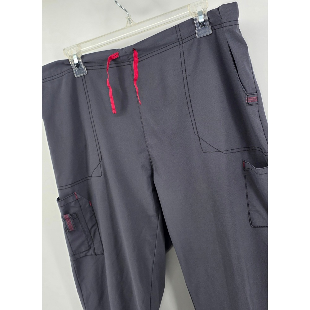Carhartt Women Size XL Regular Gray Force Scrub Pants Cargo Medical Workwear - Picture 2 of 7